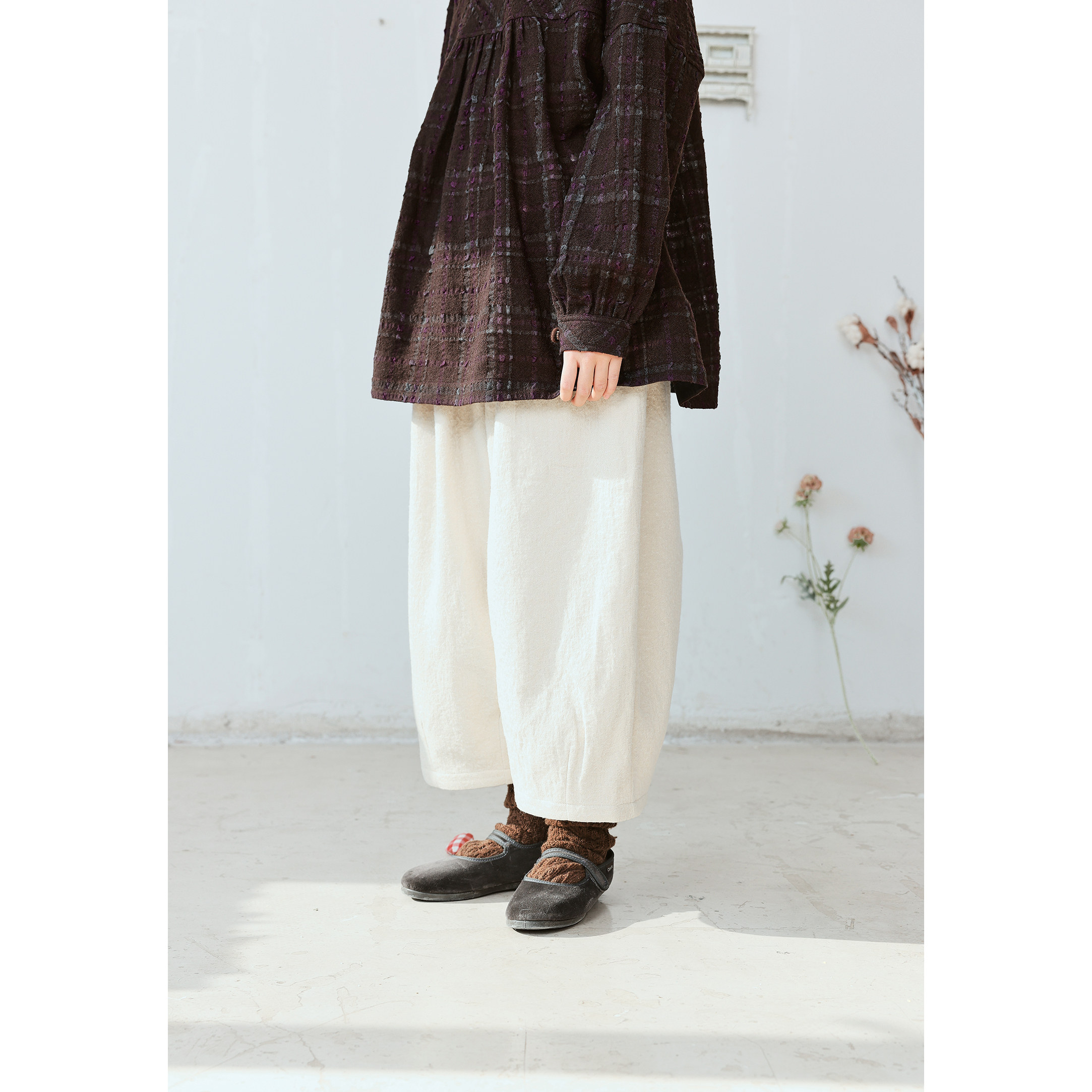 羊毛与花亲子款中大童日本进口羊毛棉宽松气球裤毛呢裤请勿机洗,个性定制/设计服务/DIY,长裤加工定制,淘宝优惠券,粉丝福利购,淘宝优惠卷