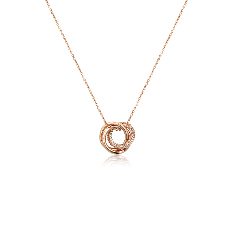 Chomel精致环环相扣项链