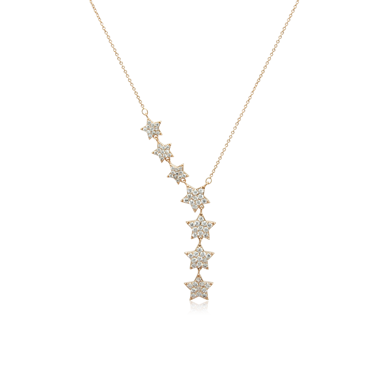 七星项链中号轻奢小众毛衣链