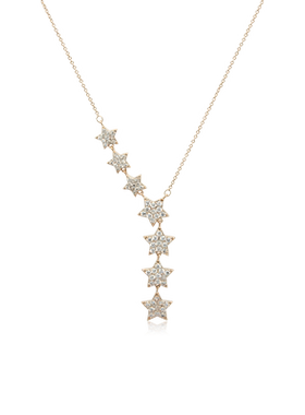 Chomel新加坡官方七星项链女小众轻奢设计简约高级吊坠锁骨链2822