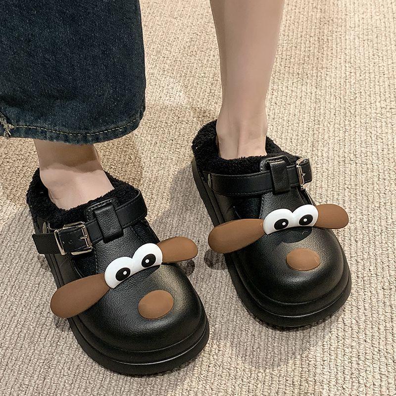 头踩屎款感舒适头百搭包拖女2025秋冬季新时尚一脚蹬防鞋滑包拖鞋