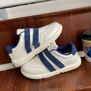 古魔术贴德训202年鞋5春秋爆款休百搭板鞋复闲时尚勃肯单鞋2112