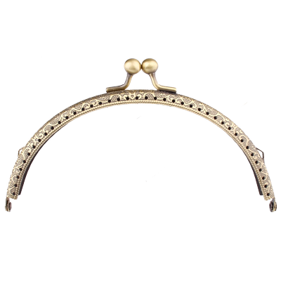 DIY编织材料半圆复古手提包五金