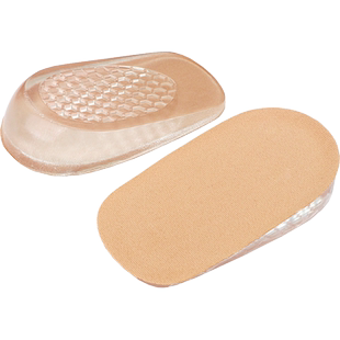 内增高鞋垫神器男女半片用薄平底贴粘码隐形透明脚后跟掌硅胶半垫