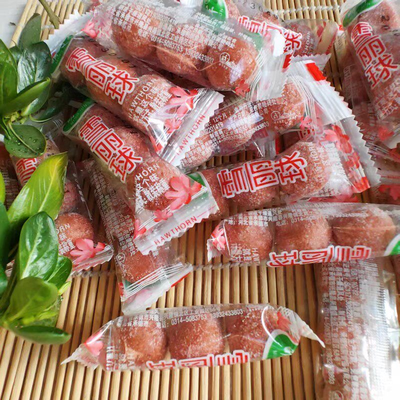 雪丽球500g糖丸果脯蜜饯儿童休闲零食独立小包明军承德特产山楂