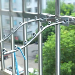 阳台宿舍床边挂衣钩防盗窗挂钩架子窗户学生寝室挂衣服晾衣架神器