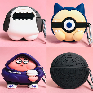 适用Baseus倍思Bowie WM05蓝牙耳机保护套卡通baseusWM05保护套TWS真无线蓝牙耳机w05保护壳wmo5硅胶创意潮牌