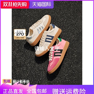 德训鞋女鞋子2023秋季新款芭比休闲鞋复古运动跑鞋女单鞋Z7J1DCM3