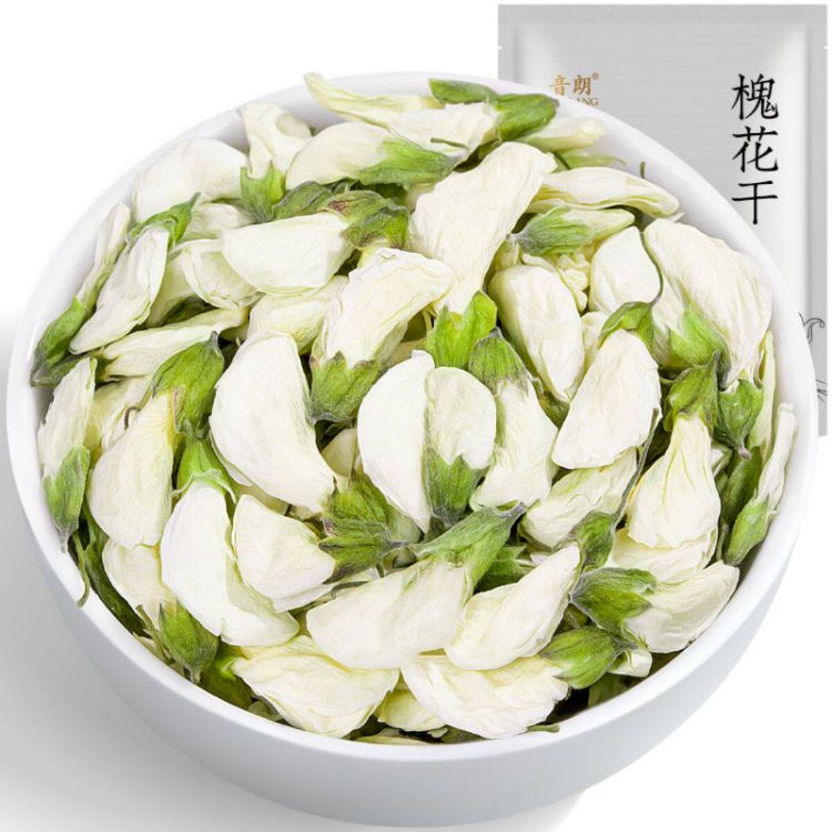 音朗花草茶 槐花茶 洋槐花杨槐树花蕊干货槐花干茶花草茶袋装125g