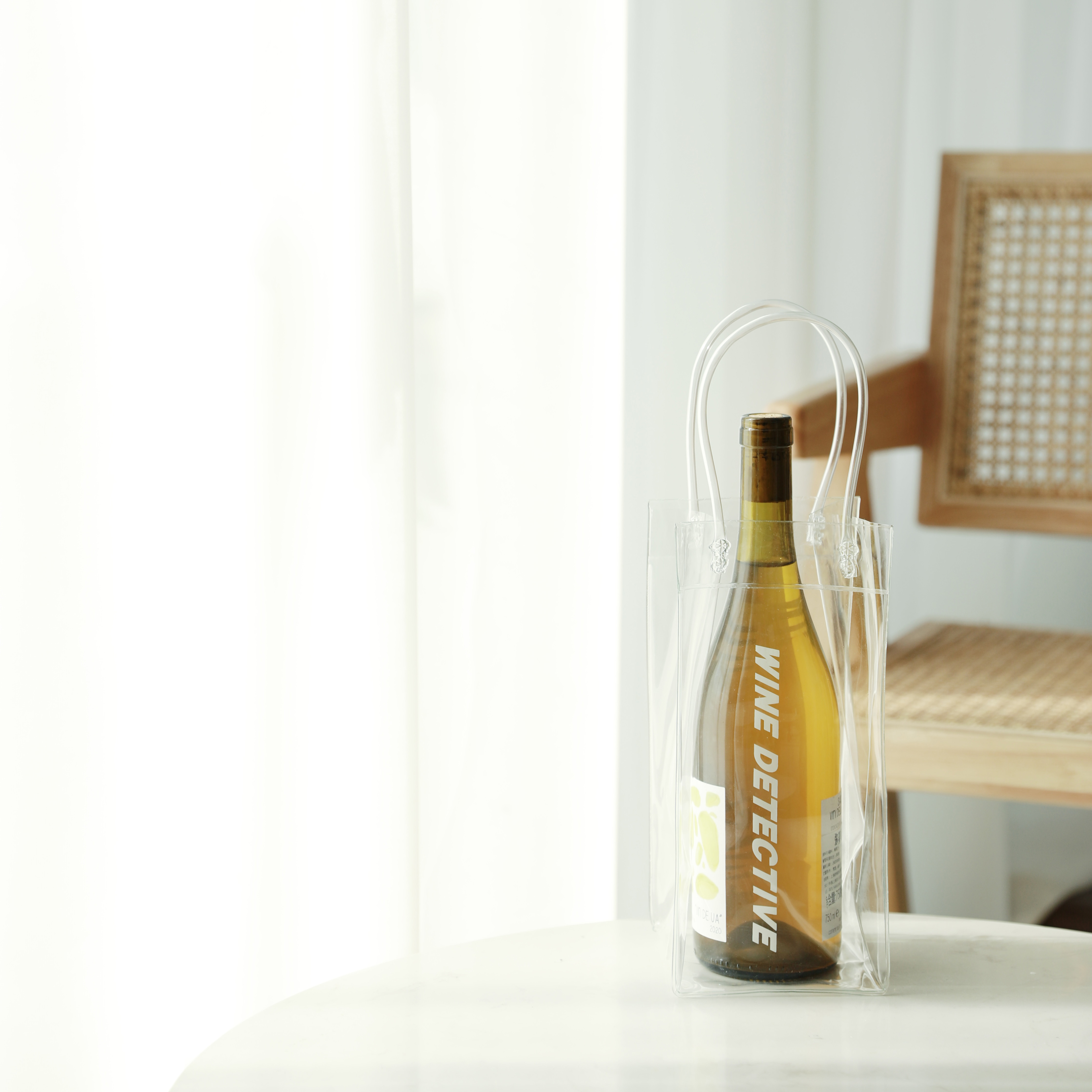 侦探定制便携PVC礼品袋可装