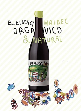 阿根廷祖卡迪茱莉小绵羊小狐狸小毛驴马尔贝克干红葡萄酒 JS90