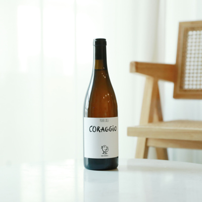 自然小鸡米白葡萄酒coraggio