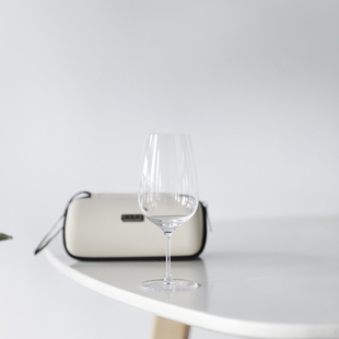 便携标准品鉴杯 葡萄酒随行杯 露营酒杯带皮盒 问酒同款 Kitty