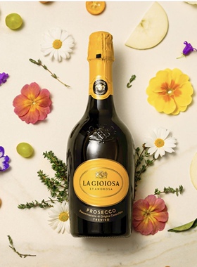 Kitty问酒｜La Gioiosa Prosecco喜乐滋起泡高白葡萄酒 黄吨吨