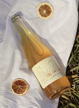 自然酒｜智利醉乐Romiorange若蜜长相思橙酒 新鲜多汁的盐渍凤梨
