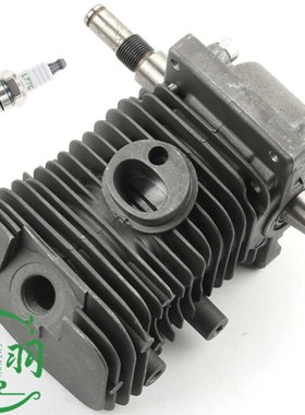 油锯MS018 MS180 170 017气缸总成 缸体 缸套 火花塞配件38mm