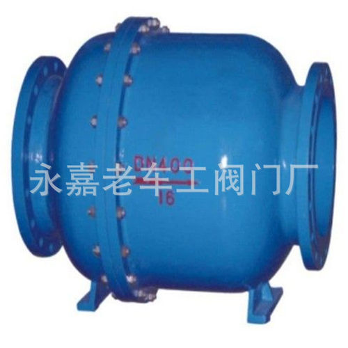 DN80 HQ45X-16 污水无磨损球型止回阀 微阻球形止回阀 单向阀
