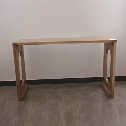 培训班双人琴桌家用书法画桌 老榆木马鞍国学桌 实木马鞍桌