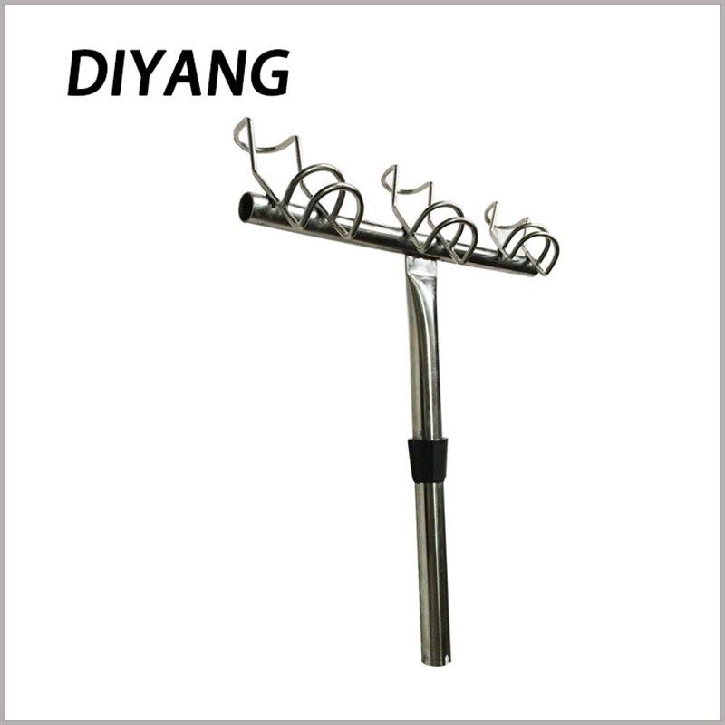 不锈钢船用船钓支架 海钓鱼架鱼竿架底座游艇钓鱼五金配件 鱼竿架