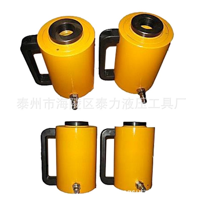 JRCH单作用空心液压千斤顶立式中空电动分离式大吨位30吨50t100T