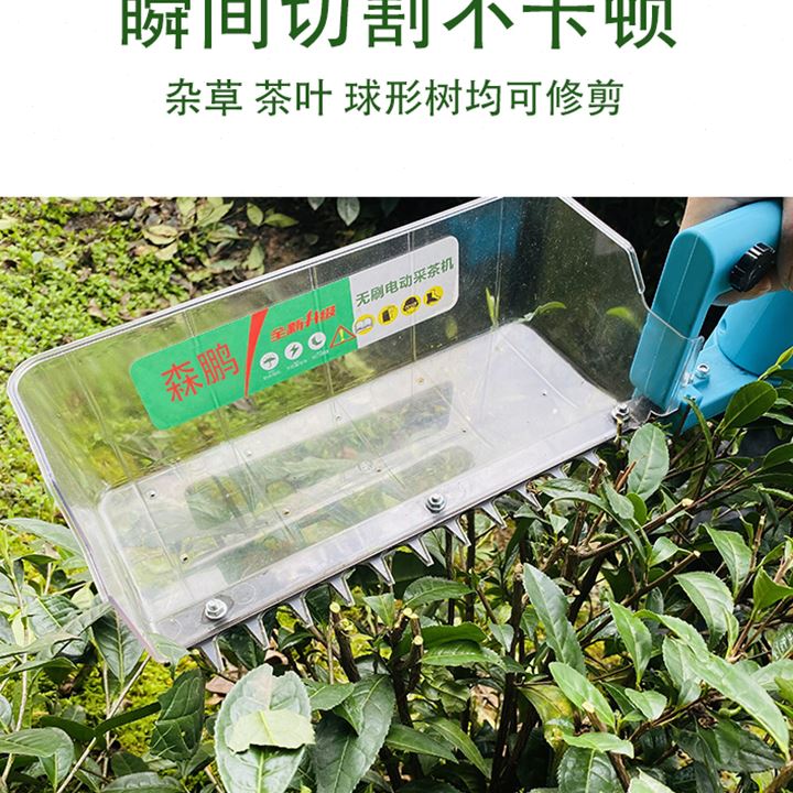 电动无刷调速采茶机单人小型便携式摘茶机充电式外转子茶叶修剪机