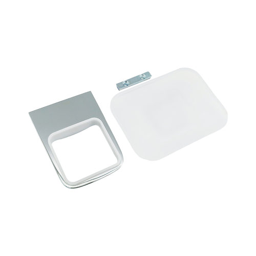 工厂跨境50065高档磨砂玻璃皂碟soap dish holder