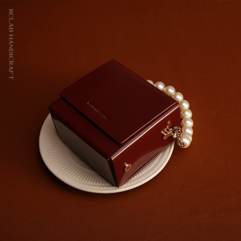 rclab瓦舍 原创设计链条小方包 迷你斜挎包链条包 mini口红包百搭