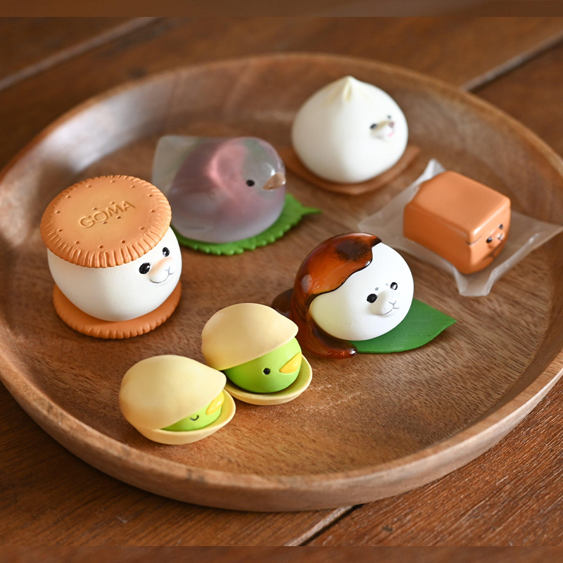 正版现货可爱动物拟态日本扭扭蛋