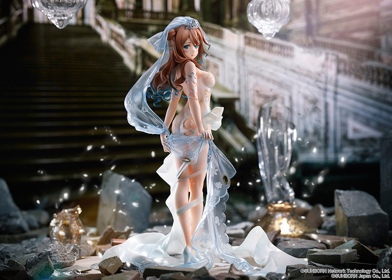 【现货】索米幸福使命kp31婚纱大破ssf少女前线手办1/7