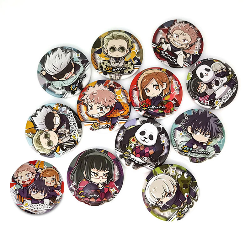 正版现货咒术回战吧唧徽章扭蛋