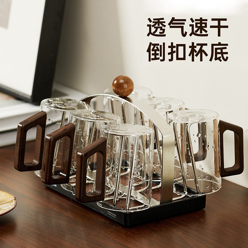桌面沥水杯架收纳置物架家用桌面茶杯咖啡杯茶具沥水架子收纳架,家庭/个人清洁工具,杯架,淘宝优惠券,粉丝福利购,淘宝优惠卷