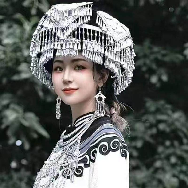 云南少数民族苗族头饰瑶族彝族土家族女帽侗族帽子成人演出头饰,服饰配件/皮带/帽子/围巾,民族特色服配,淘宝优惠券,粉丝福利购,淘宝优惠卷