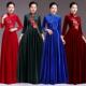 舞蹈服装 表演服中袖 中老年古装 大合唱演出服长裙成人礼服2021新款