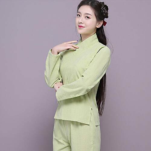 棉质汉服女款中衣内搭 春秋打底裤装练功服 汉服褙子可客制配件