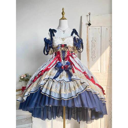 黛安蔷薇白雪姬Lolita花嫁洋装少女学生日party成人礼礼服洛丽塔