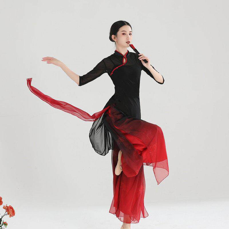 古新款旗袍典舞蹈服无品牌/现代扇舞蹈服伞舞子舞民族瑜舞蹈服形