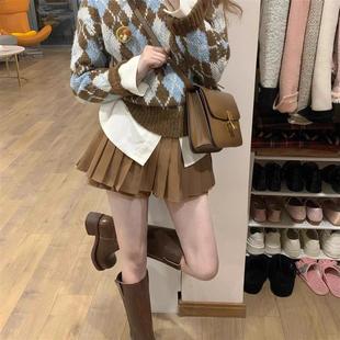 hr1迪士尼穿搭环球影城成人学院风JK制服套装公主裙秋冬百褶出游