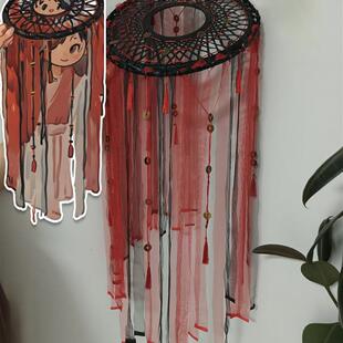 道诡异仙李火旺cos铜钱斗笠便宜古风影视拍摄竹编古装斗笠火子哥