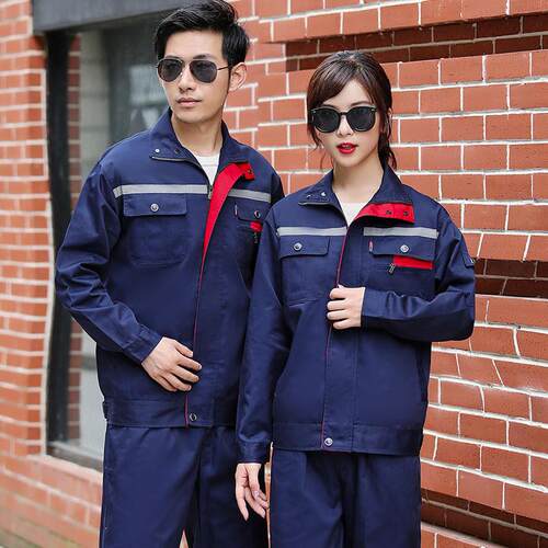 春秋工作服套装男耐磨电焊汽修厚劳保服工厂车间工程工服套装上衣