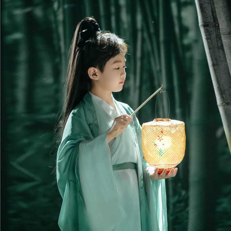 小童古装男孩日汉常服魏晋风幼女童童中风演出服国学国CXX服装唐