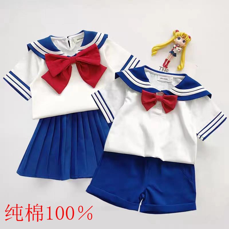 女童美少女战士水冰月cos服儿童月野兔衣服六一幼儿园活动水手服