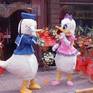 唐老鸭人偶服装可爱卡通鸭子cos头套道具玩偶服人物装扮衣服黛西