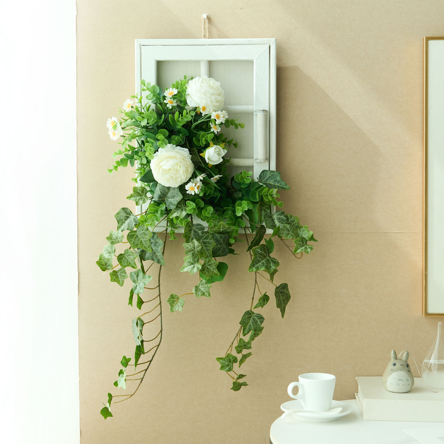 初若安然北欧风小清新仿真花假花假绿植客厅卧室书房壁挂家居装饰