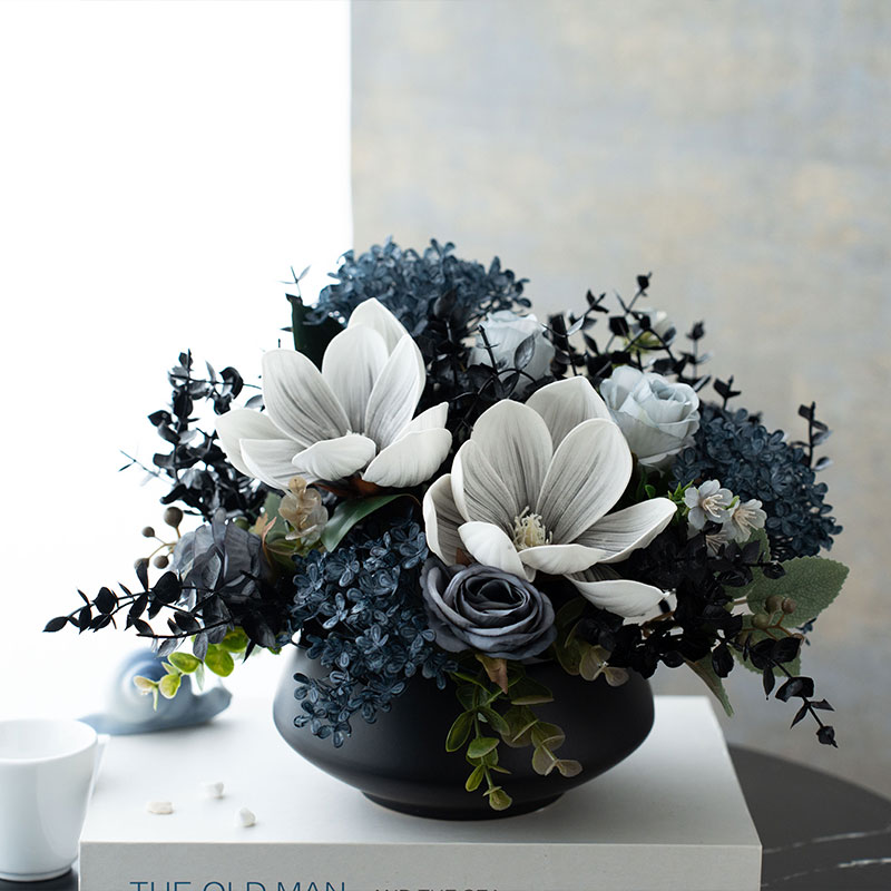 绢花客厅装饰摆件餐桌假花