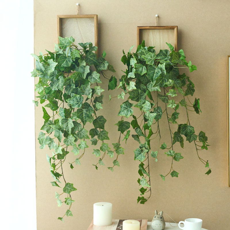 ins风墙面装饰品壁挂仿真假绿植藤蔓客厅卧室出租房新家墙面改造