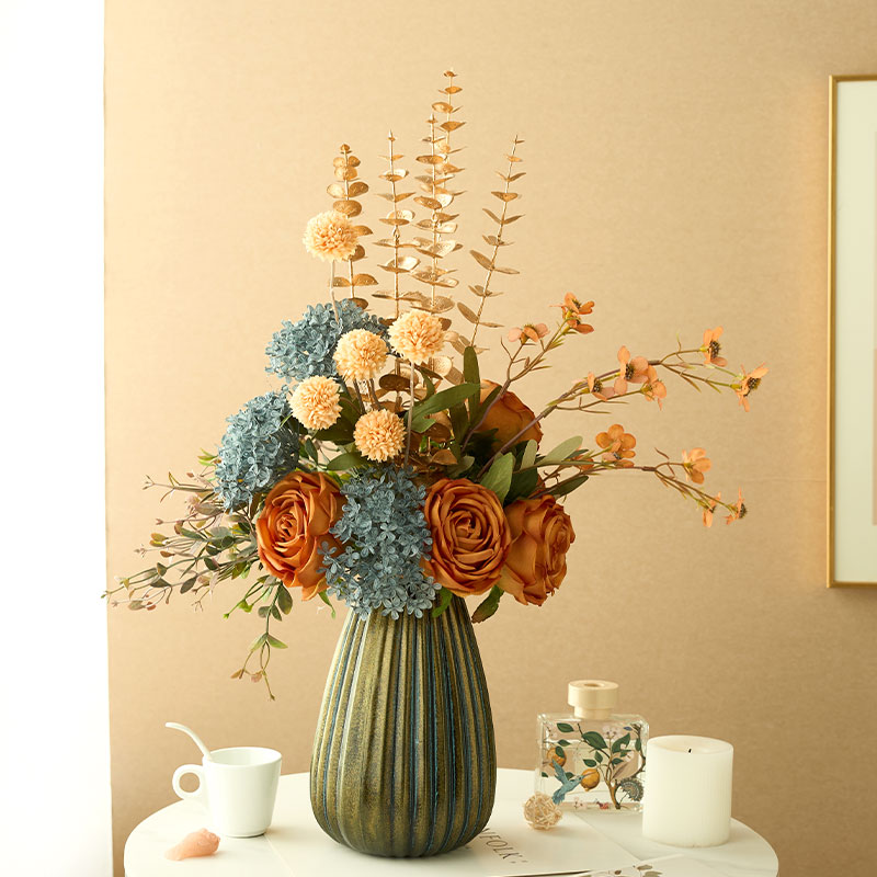 美式中古风轻奢高级感仿真玫瑰