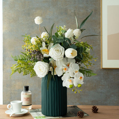 欧式轻奢高级感仿真花假绿植