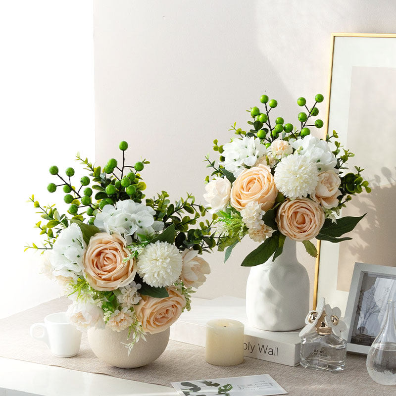 小清新仿真花假花设计师原创花艺客厅餐桌卧室电视柜玄关装饰摆件,家居饰品,仿真花/假花,淘宝优惠券,粉丝福利购,淘宝优惠卷