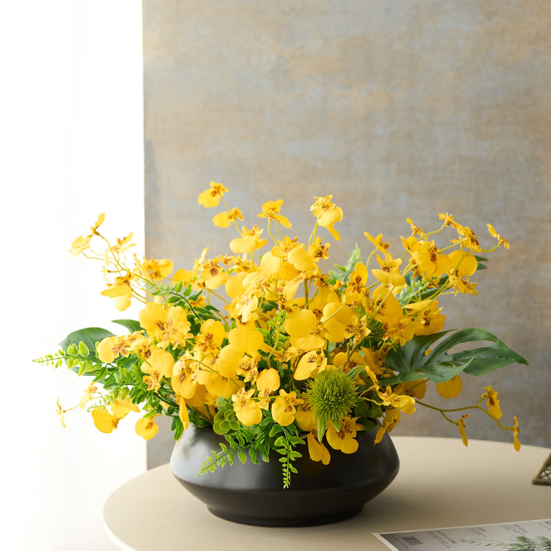 原创高级感仿真花假绿植盆栽