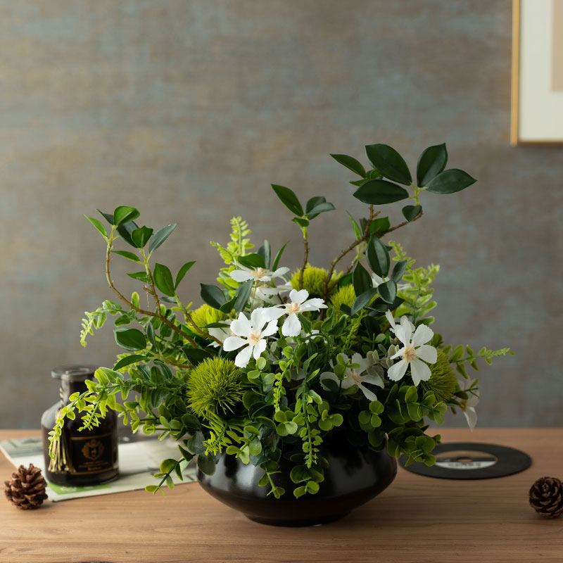 仿真绿植盆栽假花装饰摆件